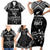 NZ Rugby Family Matching Short Sleeve Bodycon Dress and Hawaiian Shirt Kapa Opango Maori Haka With Years of The All Black Champions LT9 - Polynesian Pride