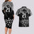 Custom NZ Rugby Couples Matching Long Sleeve Bodycon Dress and Hawaiian Shirt Kapa Opango Maori Haka With Years of The All Black Champions LT9 - Polynesian Pride