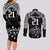 Custom NZ Rugby Couples Matching Long Sleeve Bodycon Dress and Long Sleeve Button Shirt Kapa Opango Maori Haka With Years of The All Black Champions LT9 - Polynesian Pride