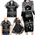 Custom NZ Rugby Family Matching Long Sleeve Bodycon Dress and Hawaiian Shirt Kapa Opango Maori Haka With Years of The All Black Champions LT9 - Polynesian Pride