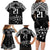 Custom NZ Rugby Family Matching Long Sleeve Bodycon Dress and Hawaiian Shirt Kapa Opango Maori Haka With Years of The All Black Champions LT9 - Polynesian Pride