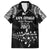 Custom NZ Rugby Family Matching Off Shoulder Long Sleeve Dress and Hawaiian Shirt Kapa Opango Maori Haka With Years of The All Black Champions LT9 Dad's Shirt - Short Sleeve Black - Polynesian Pride