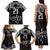 Custom NZ Rugby Family Matching Tank Maxi Dress and Hawaiian Shirt Kapa Opango Maori Haka With Years of The All Black Champions LT9 - Polynesian Pride