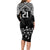 Custom NZ Rugby Long Sleeve Bodycon Dress Kapa Opango Maori Haka With Years of The All Black Champions LT9 - Polynesian Pride