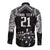 Custom NZ Rugby Long Sleeve Button Shirt Kapa Opango Maori Haka With Years of The All Black Champions LT9 - Polynesian Pride