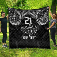 Custom NZ Rugby Quilt Kapa Opango Maori Haka With Years of The All Black Champions LT9 - Polynesian Pride