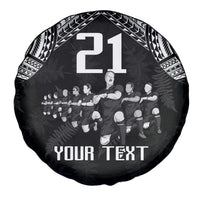 Custom NZ Rugby Spare Tire Cover Kapa Opango Maori Haka With Years of The All Black Champions LT9 - Polynesian Pride
