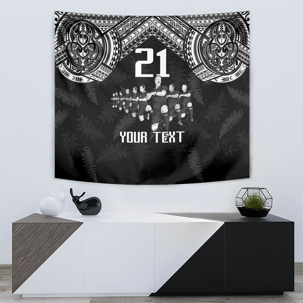 Custom NZ Rugby Tapestry Kapa Opango Maori Haka With Years of The All Black Champions LT9 - Polynesian Pride