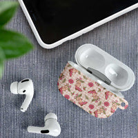 Beige Paniolo Palaka Hawaiian Cowgirl Christmas AirPods Case - Polynesian Pride