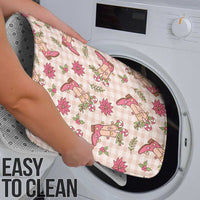 Beige Paniolo Palaka Hawaiian Cowgirl Christmas Bathroom Set - Polynesian Pride