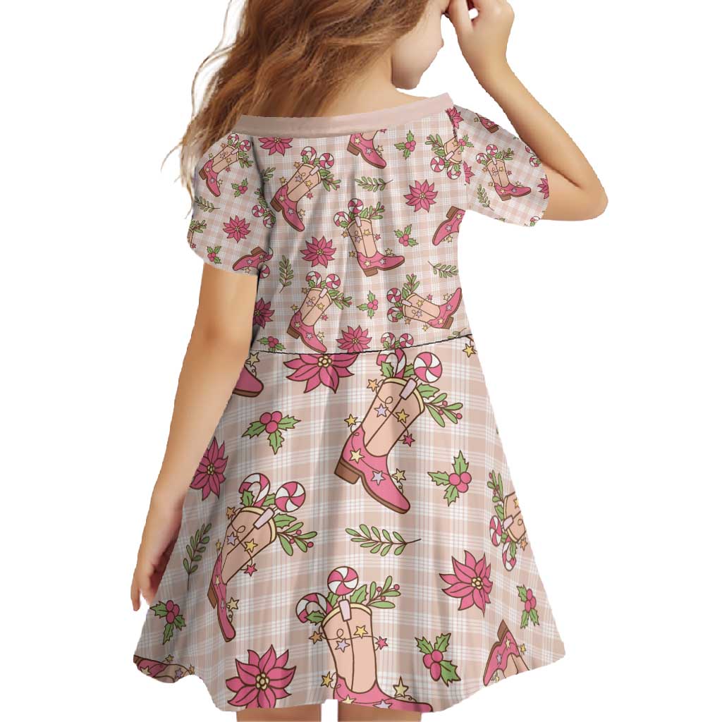 Beige Paniolo Palaka Hawaiian Cowgirl Christmas Family Matching Summer Maxi Dress and Hawaiian Shirt - Polynesian Pride