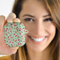 Green Paniolo Palaka Hawaiian Cowgirl Christmas AirPods Case LT9 - Polynesian Pride