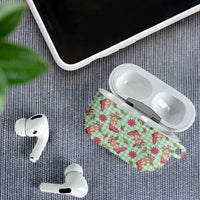 Green Paniolo Palaka Hawaiian Cowgirl Christmas AirPods Case LT9 - Polynesian Pride