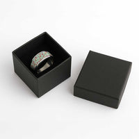Green Paniolo Palaka Hawaiian Cowgirl Christmas Classic Ring LT9 - Polynesian Pride