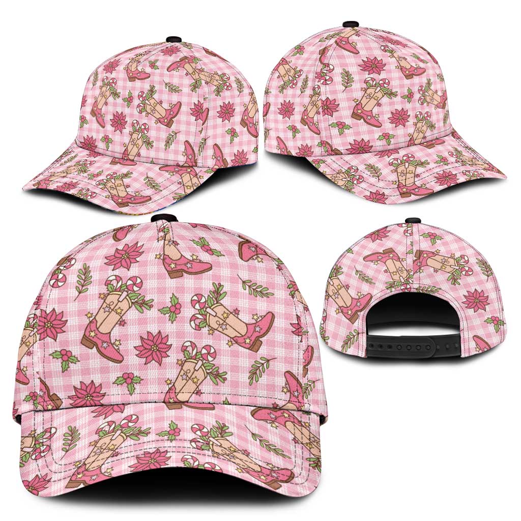 Pink Paniolo Palaka Hawaiian Cowgirl Christmas Classic Cap - Polynesian Pride
