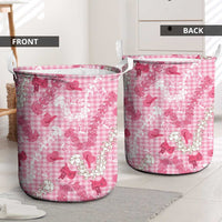 Paniolo Palaka Hawaiian Cowgirl Laundry Basket LT9 - Polynesian Pride