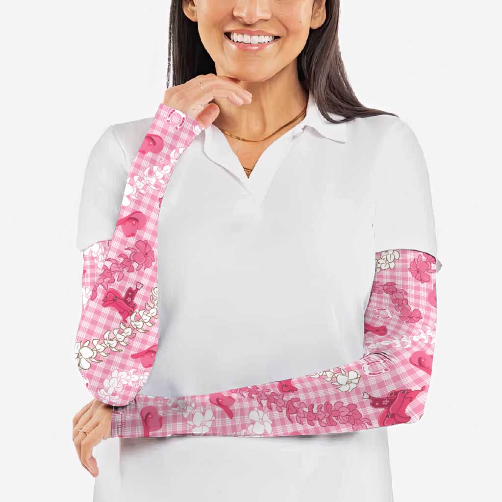 Paniolo Palaka Hawaiian Cowgirl Arm Sleeves LT9 - Polynesian Pride