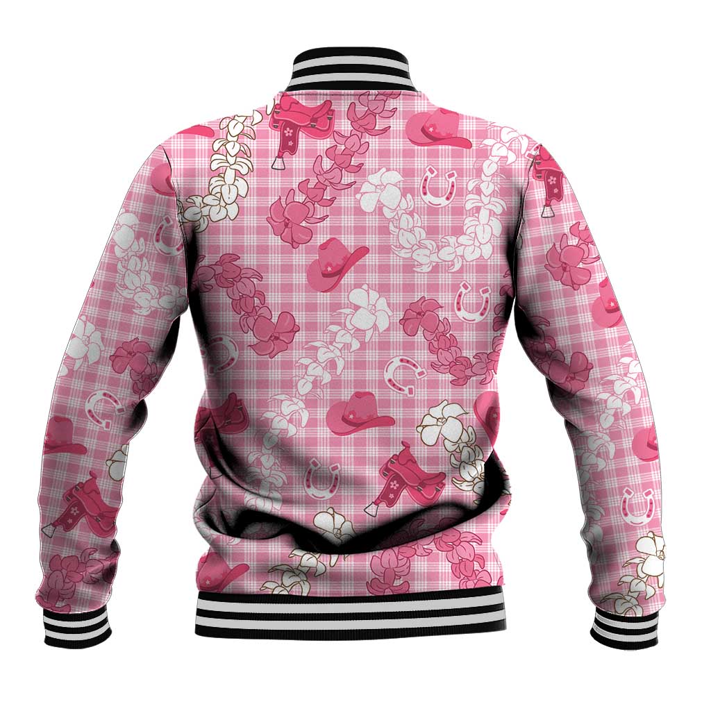 Paniolo Palaka Hawaiian Cowgirl Baseball Jacket LT9 - Polynesian Pride