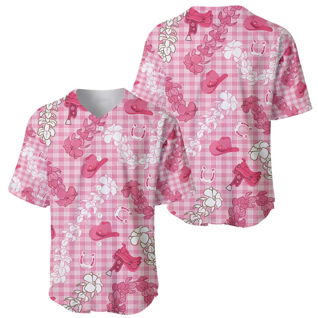 Paniolo Palaka Hawaiian Cowgirl Baseball Jersey - Polynesian Pride