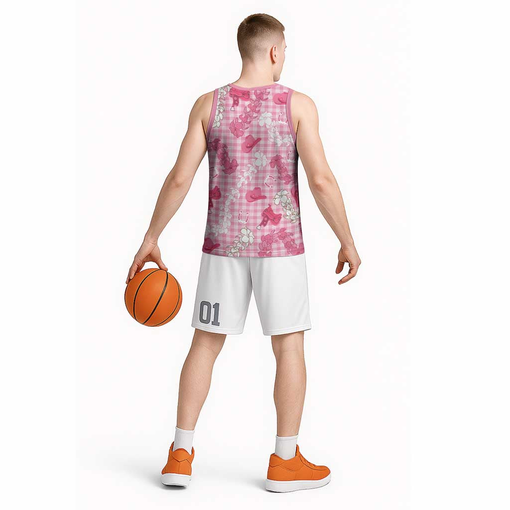 Paniolo Palaka Hawaiian Cowgirl Basketball Jersey LT9 - Polynesian Pride