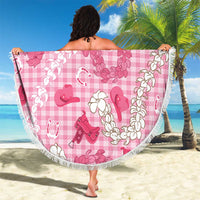 Paniolo Palaka Hawaiian Cowgirl Beach Blanket - Polynesian Pride
