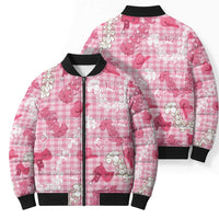 Paniolo Palaka Hawaiian Cowgirl Bomber Puffer Jacket LT9 - Polynesian Pride