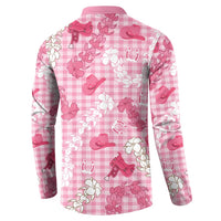 Paniolo Palaka Hawaiian Cowgirl Button Sweatshirt LT9 - Polynesian Pride