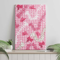 Paniolo Palaka Hawaiian Cowgirl Canvas Wall Art - Polynesian Pride