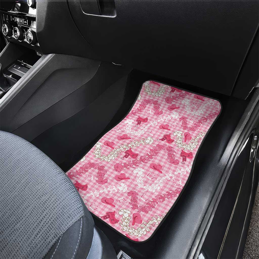 Paniolo Palaka Hawaiian Cowgirl Car Mats - Polynesian Pride