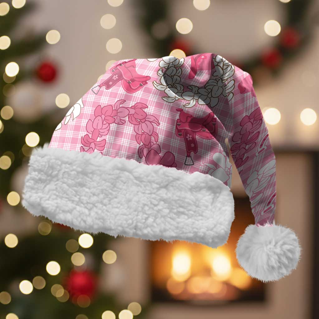 Paniolo Palaka Hawaiian Cowgirl Christmas Santa Hat - Polynesian Pride