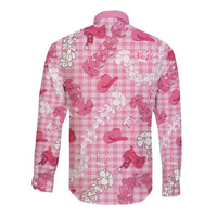 Paniolo Palaka Hawaiian Cowgirl Long Sleeve Button Shirt LT9 - Polynesian Pride
