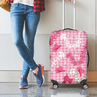 Paniolo Palaka Hawaiian Cowgirl Luggage Cover - Polynesian Pride