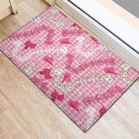 Paniolo Palaka Hawaiian Cowgirl Rubber Doormat LT9 - Polynesian Pride