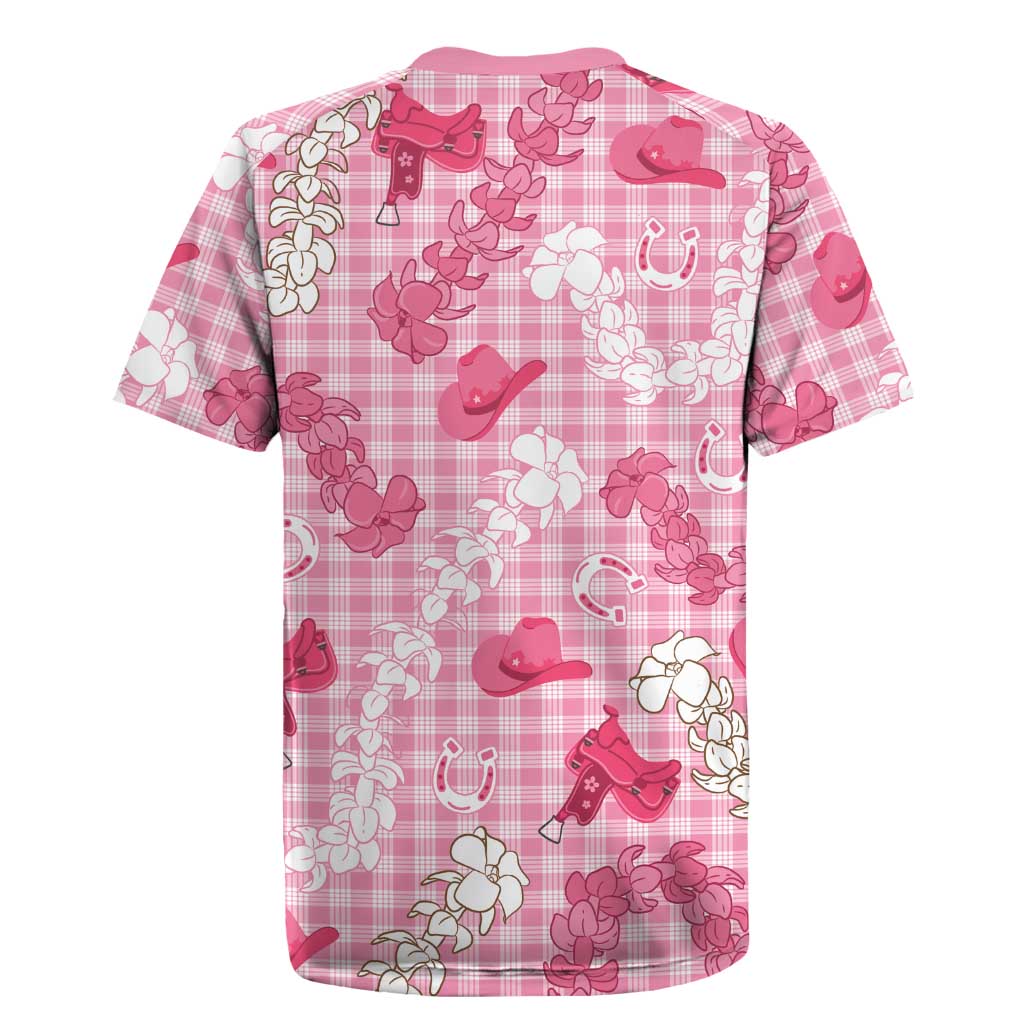 Paniolo Palaka Hawaiian Cowgirl Rugby Jersey LT9 - Polynesian Pride