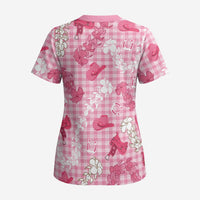 Paniolo Palaka Hawaiian Cowgirl Scrub Top LT9 - Polynesian Pride