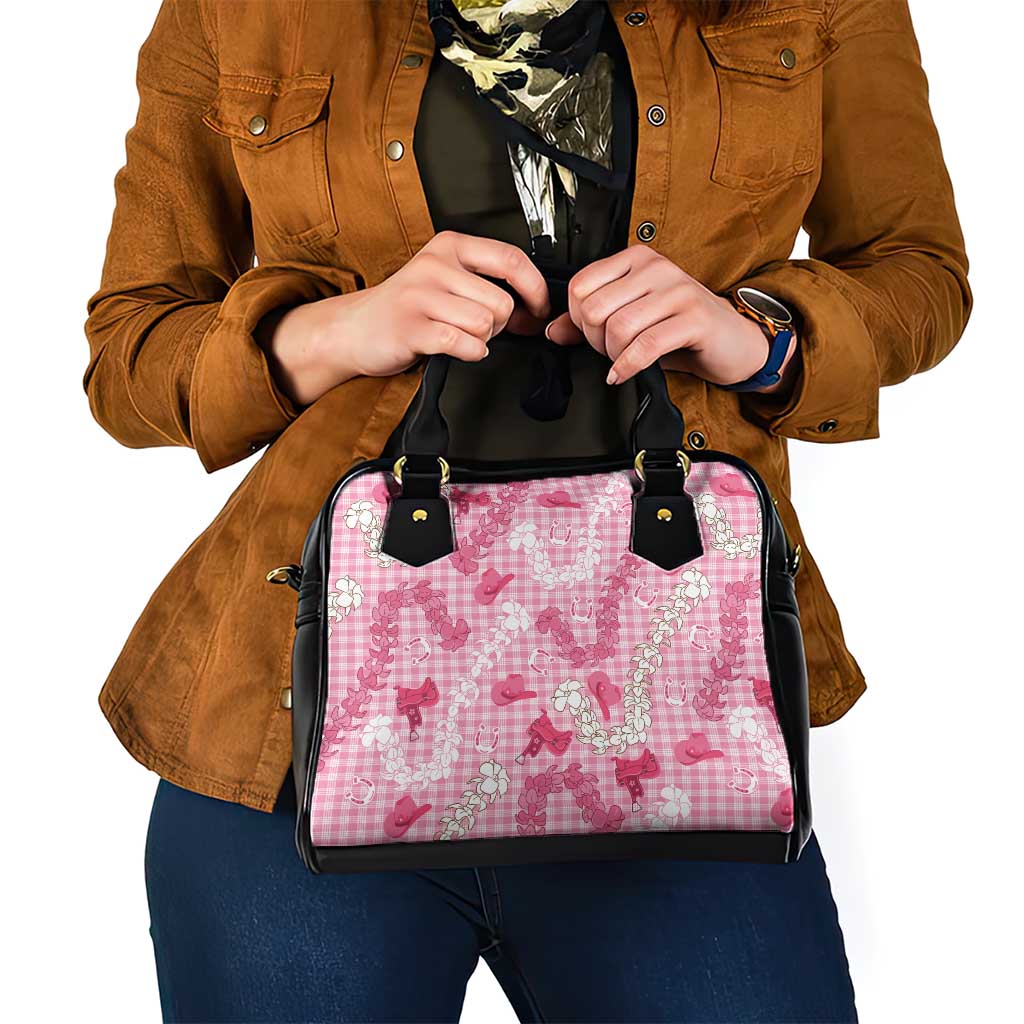 Paniolo Palaka Hawaiian Cowgirl Shoulder Handbag LT9 - Polynesian Pride