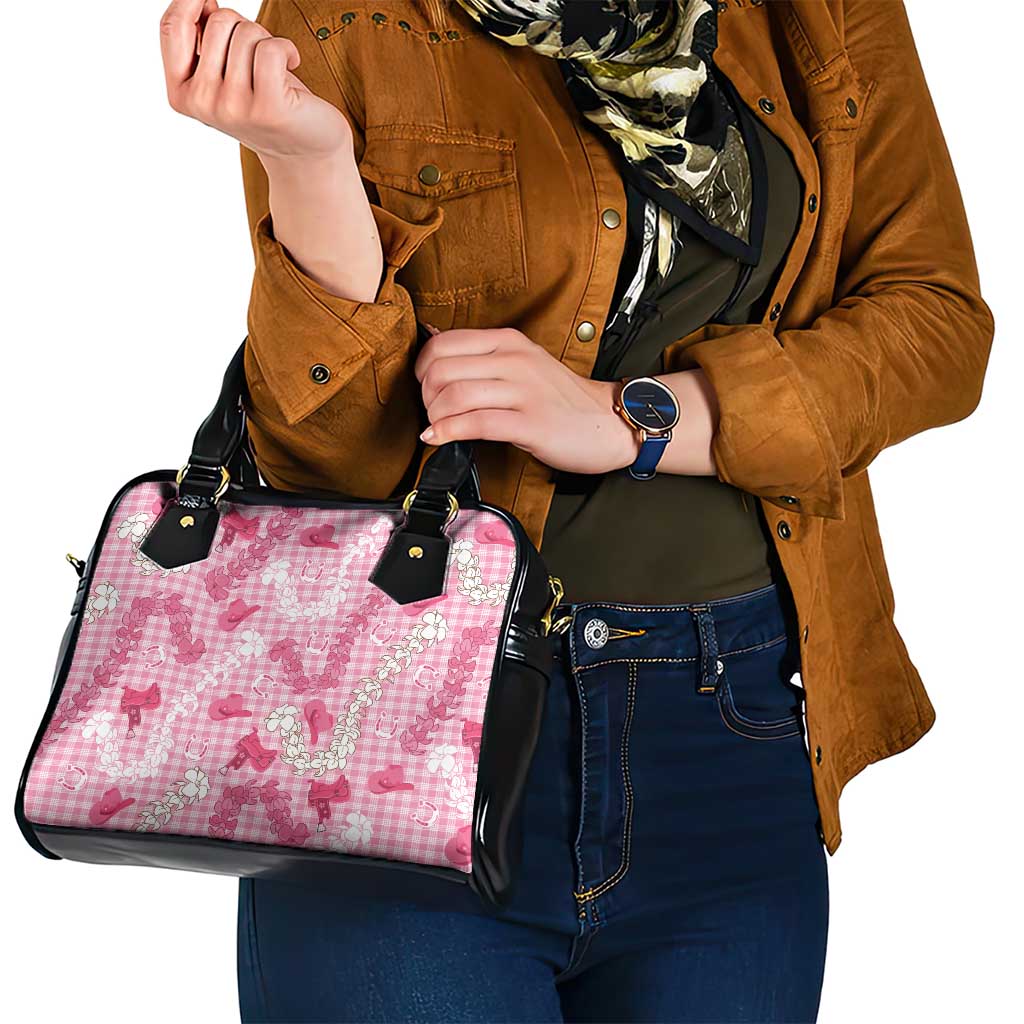 Paniolo Palaka Hawaiian Cowgirl Shoulder Handbag LT9 - Polynesian Pride