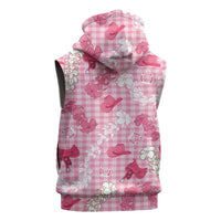 Paniolo Palaka Hawaiian Cowgirl Sleeveless Hoodie LT9 - Polynesian Pride