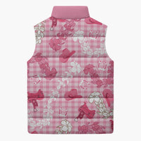 Paniolo Palaka Hawaiian Cowgirl Sleeveless Puffer Jacket LT9 - Polynesian Pride