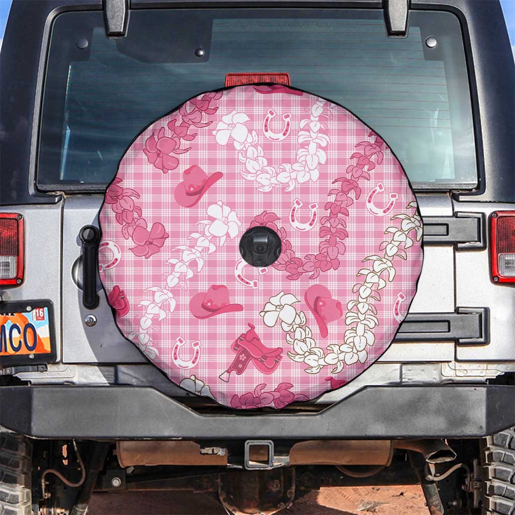 Paniolo Palaka Hawaiian Cowgirl Spare Tire Cover - Polynesian Pride