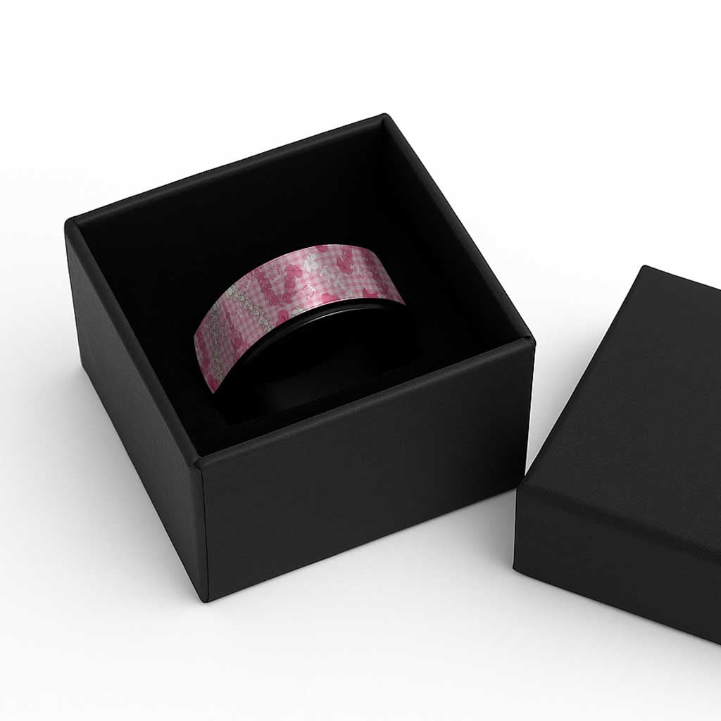 Paniolo Palaka Hawaiian Cowgirl Spinner Ring - Polynesian Pride