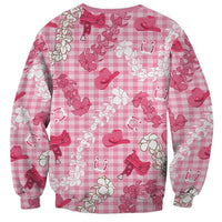 Paniolo Palaka Hawaiian Cowgirl Sweatshirt LT9 - Polynesian Pride
