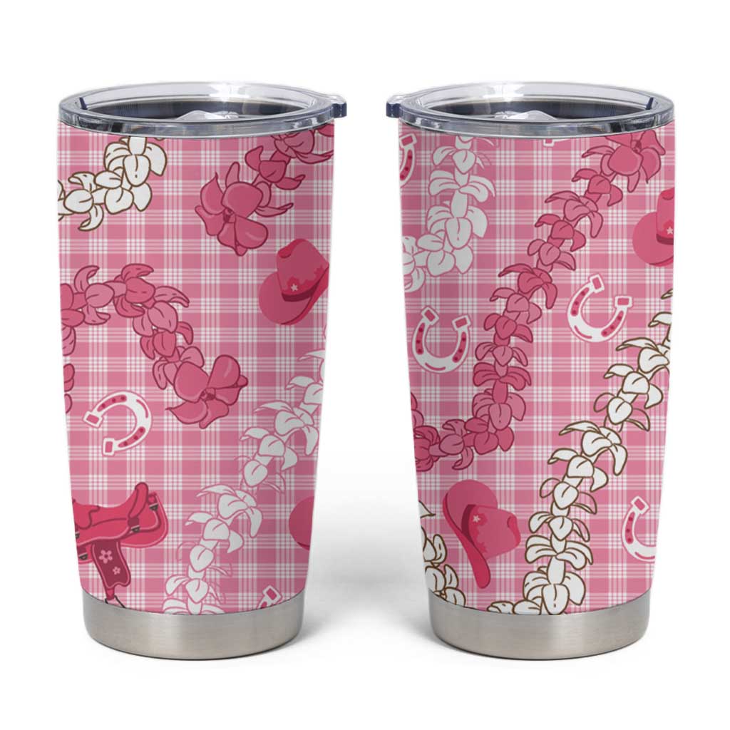 Paniolo Palaka Hawaiian Cowgirl Tumbler Cup - Polynesian Pride