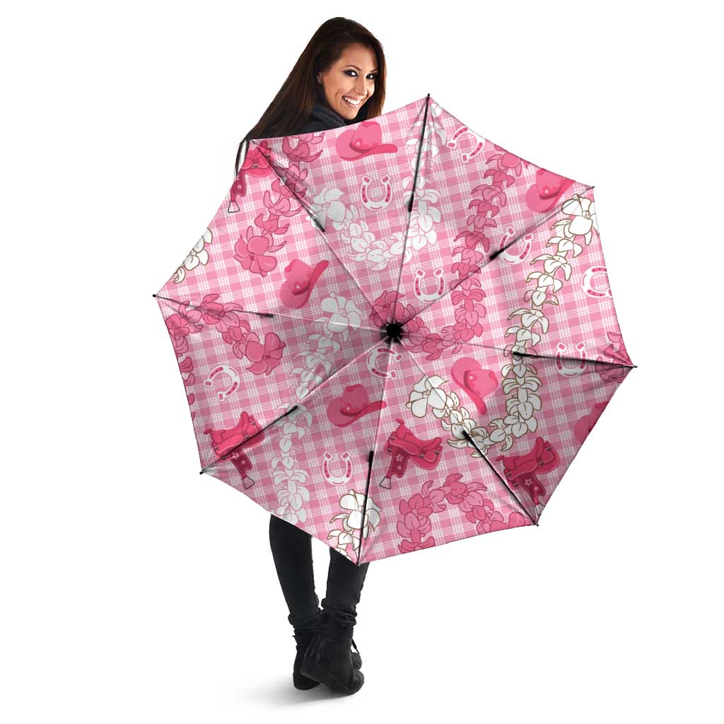 Paniolo Palaka Hawaiian Cowgirl Umbrella - Polynesian Pride