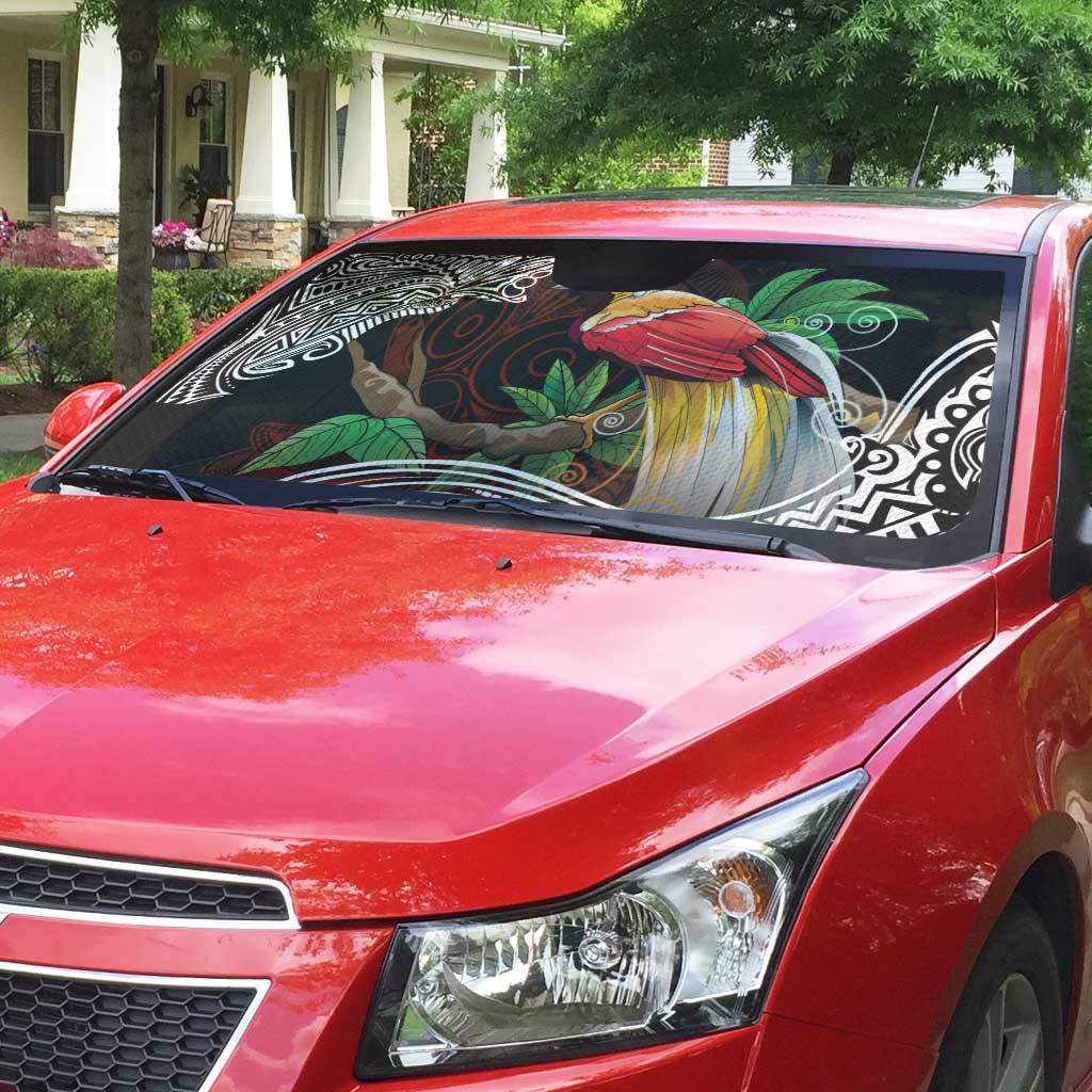 Papua New Guinea Christmas Auto Sun Shade - Polynesian Pride