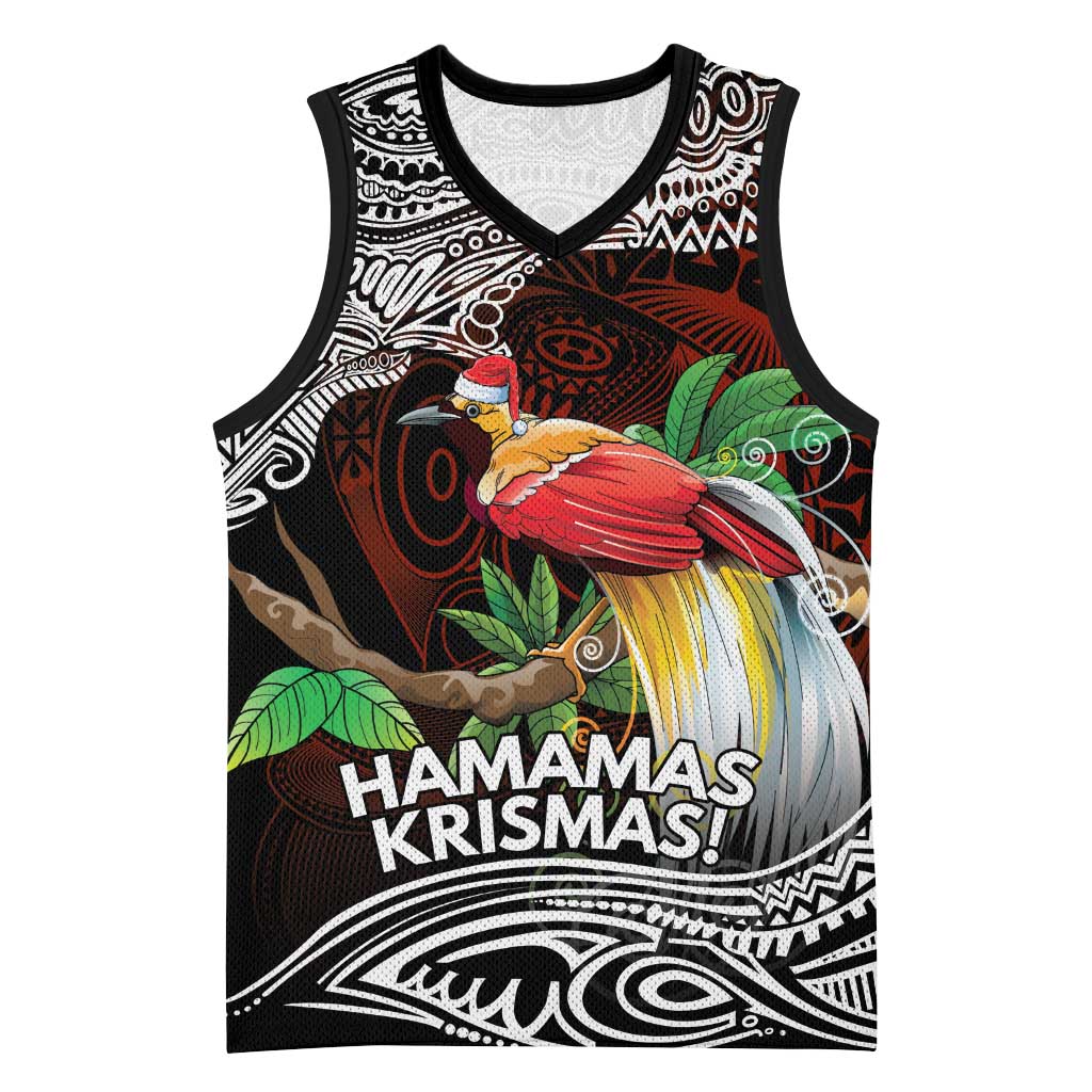 Papua New Guinea Christmas Basketball Jersey - Polynesian Pride