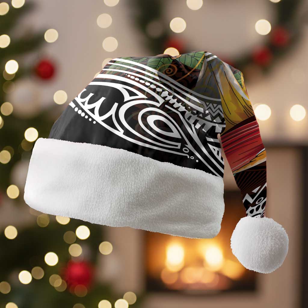 Papua New Guinea Christmas Santa Hat - Polynesian Pride