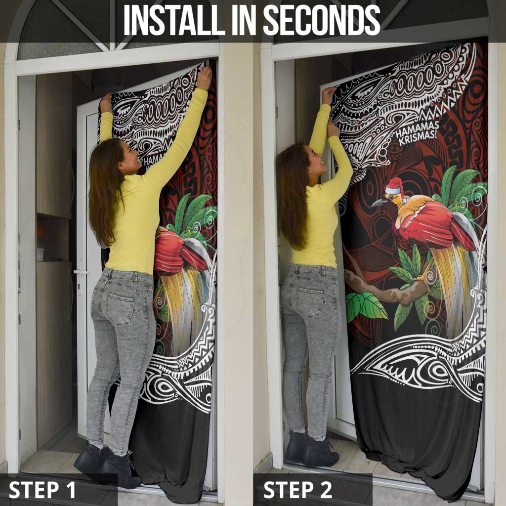 Papua New Guinea Christmas Door Cover - Polynesian Pride
