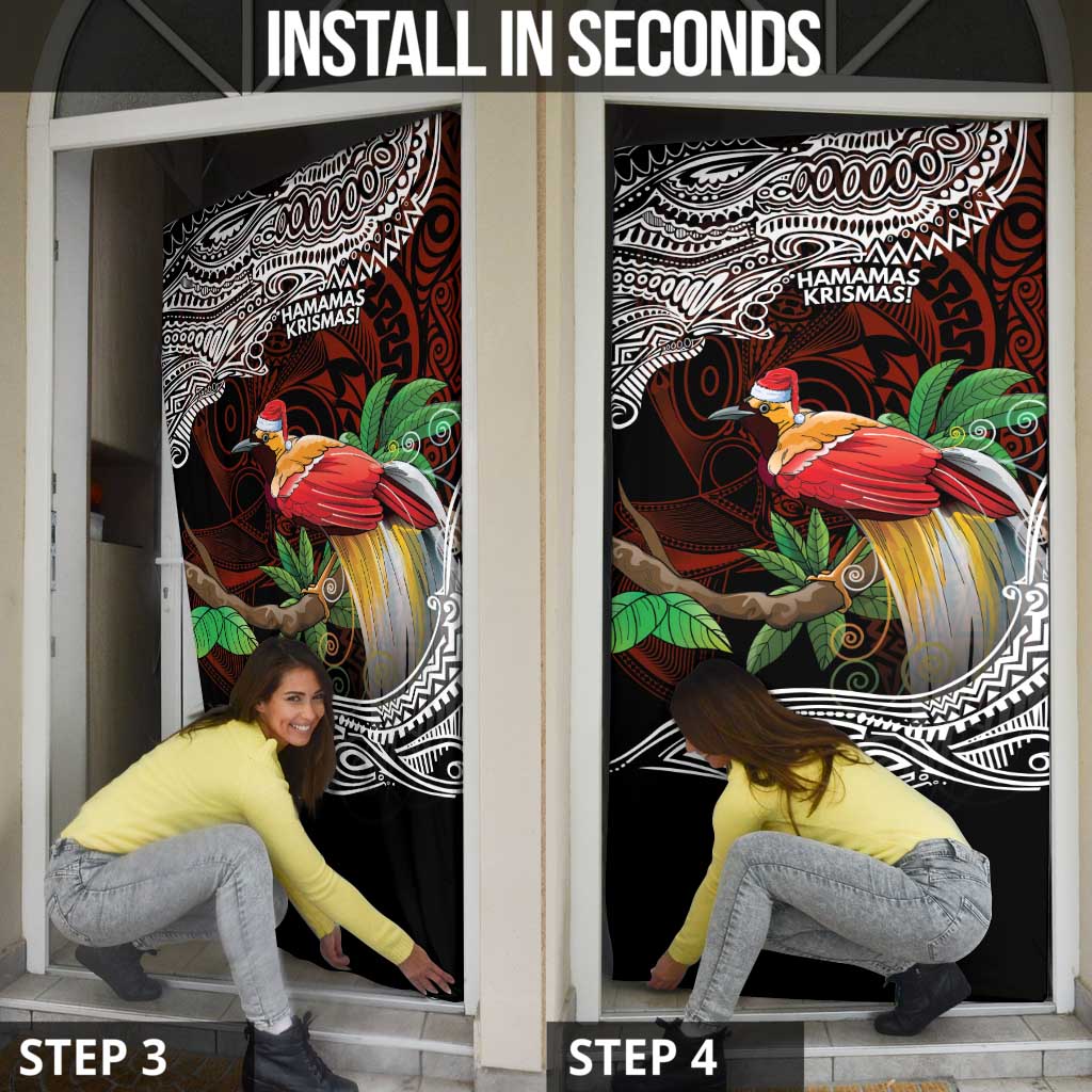 Papua New Guinea Christmas Door Cover - Polynesian Pride