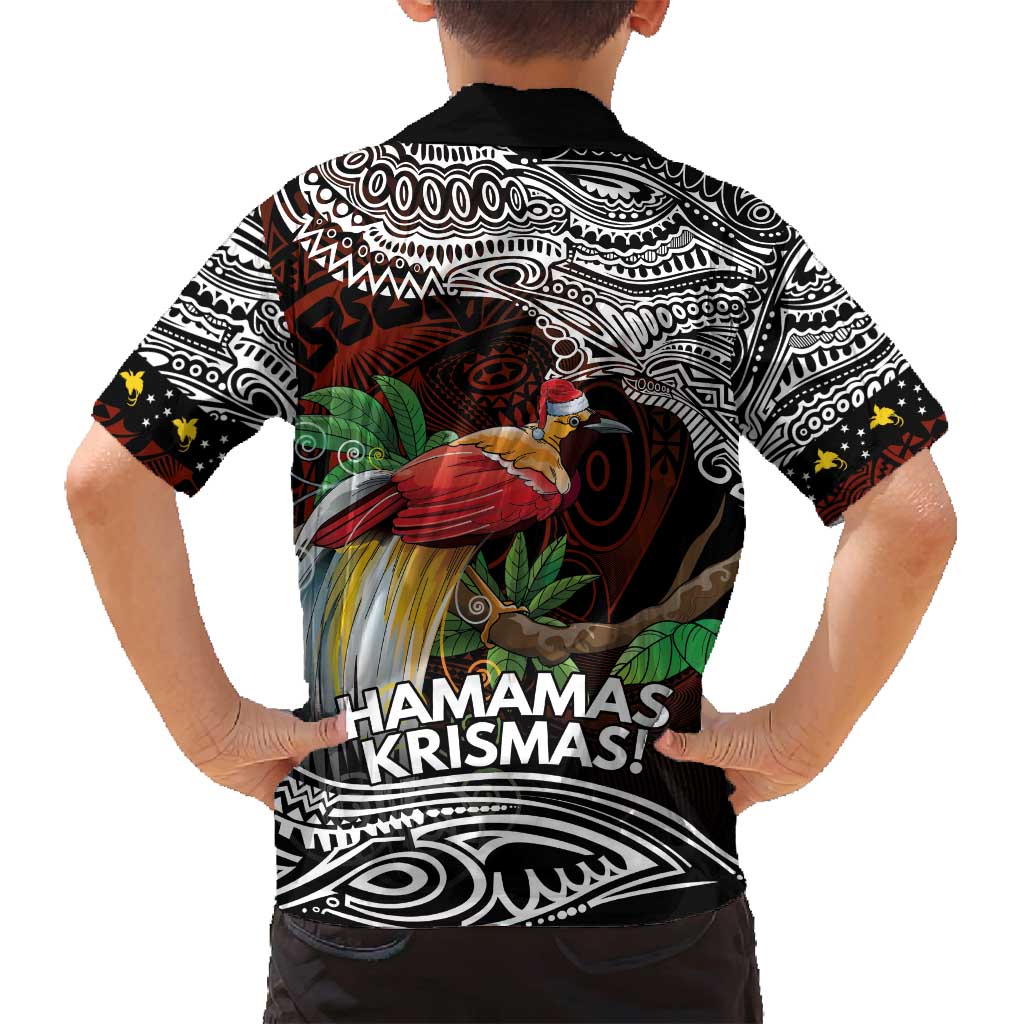 Papua New Guinea Christmas Family Matching Puletasi and Hawaiian Shirt - Polynesian Pride